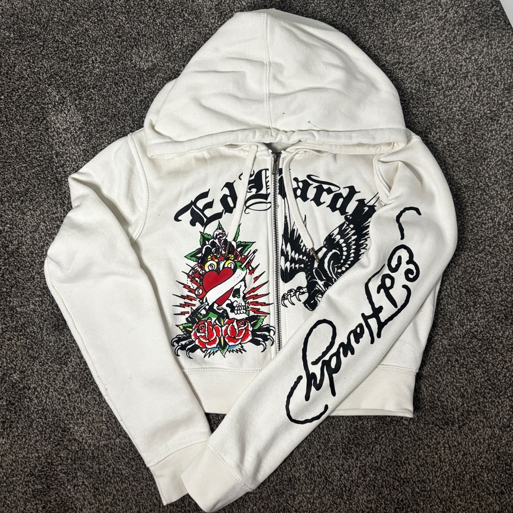 Ed Hardy Zip-Up Sweater
